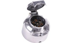 7pin metal socket, round