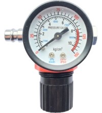 Oro srauto reguliatorius su manometru