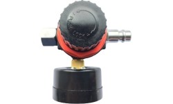 Oro srauto reguliatorius su manometru