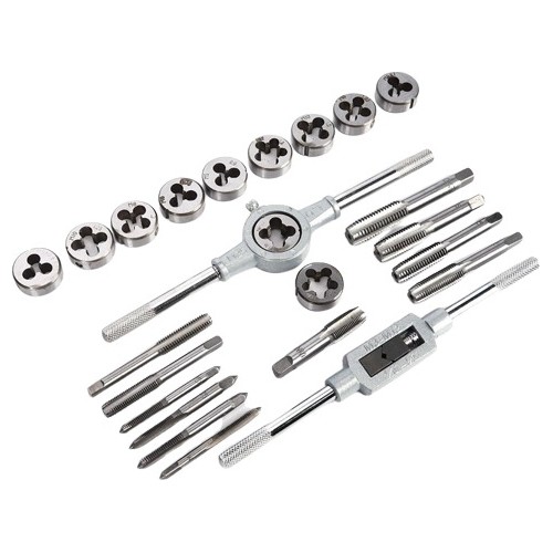 Taps and dies set 20pcs. M3-M12