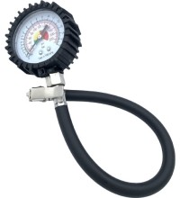 Manometras su gumine žarnele