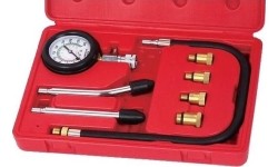Petrol engine compression tester kit 8pcs.