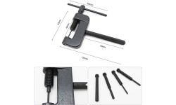 Chain breaker and riveting tools