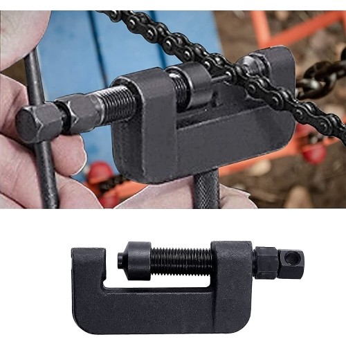 Chain breaker and riveting tools