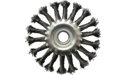 Šepetys vielinis disko tipo, susuktas, 200x22.2mm