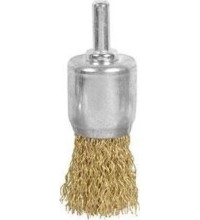 Šepetys vielinis teptuko tipo, garbanotas, 25mm