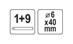 Deep hole marker set (4 colors)