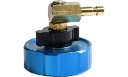 Brake bleeder and filler adapter for TESLA S and X