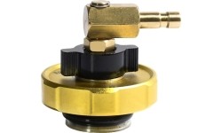 Brake bleeder and filler adapter for TESLA 3 and Y