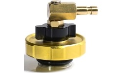 Brake bleeder and filler adapter for TESLA 3 and Y