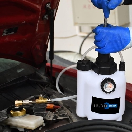 Brake bleeder and filler adapter for TESLA 3 and Y