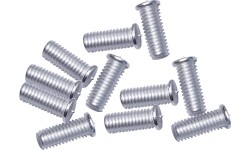 Stud with thread (aluminum alloy) set 100pcs for spot welding machine
