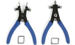 Heavy duty snap ring pliers set 2pcs with interchangeable tips 165mm