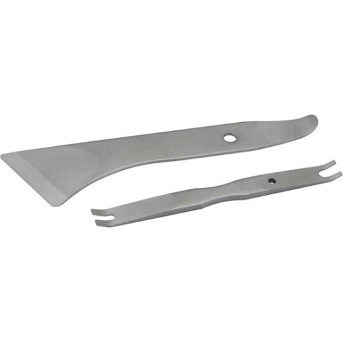 Trim removal pry bar clip metal set 2pcs