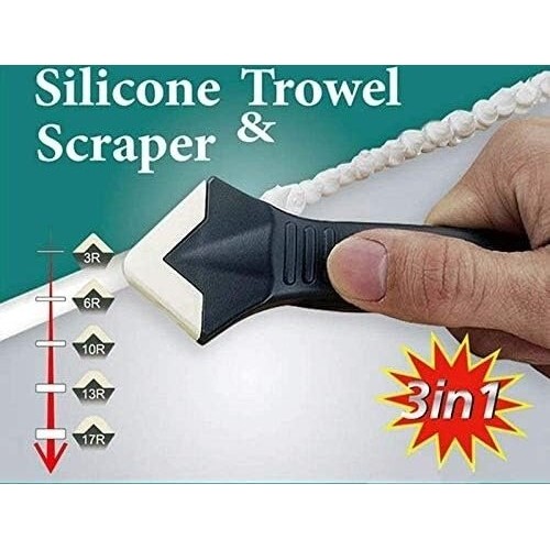 Silicone trowel scraper set 6pcs