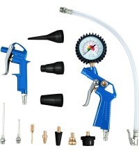 Prapūtimo, pripūtimo pistoletų ir priedų rinkinys 13vnt.