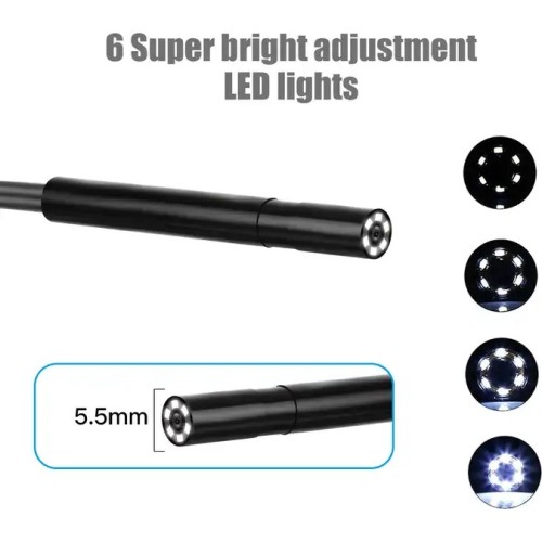 Endoskopas su LCD Ø 5.5mm, 5m