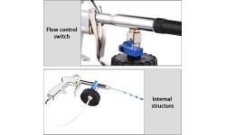Praplovimo pistoletas (plačiu antgaliu) su bakeliu