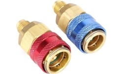 Oro kondicionierių R134A jungtys (varinės) 1/4" su išoriniu sriegiu 2vnt.