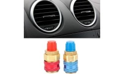 Oro kondicionierių R134A jungtys (varinės) 1/4" su išoriniu sriegiu 2vnt.