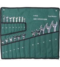 Combination wrench set 19pcs (6-32mm)