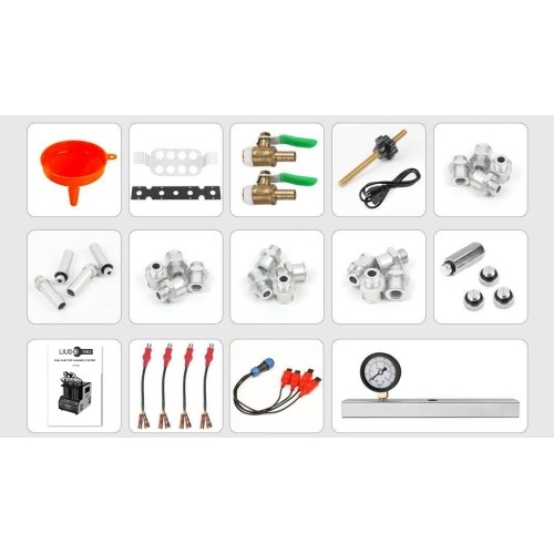 Degalų įpurškimo (benz.) testeris ir purkštukų valymo įrenginys