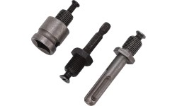 Griebtuvas gręžtuvui 1/2'' Ø2-13mm su adapteriais 4vnt.