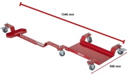 Motociklo transportavimo vežimėlis/platforma 550kg