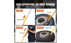 Svirtis padangų montavimui su spyruokle sunkvežimiams 1200mm