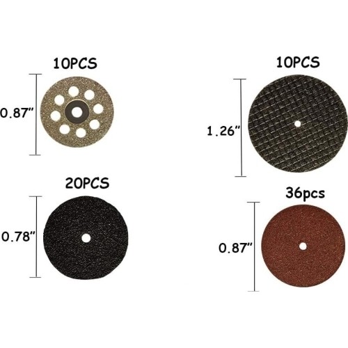 Accessories set (88pcs) for mini grinder