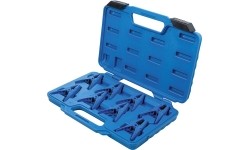 Gnybtų tiesių rinkinys 8vnt. lanksčių žarnų užspaudimui