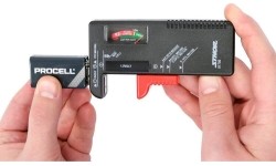 Battery tester 1.5V and 9V