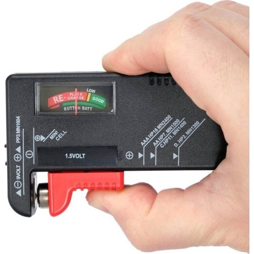 Battery tester 1.5V and 9V