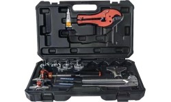 Hydraulic pipe fitting tool