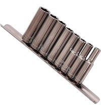 Prailgintų galvučių rinkinys 1/4" 9vnt.