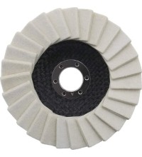 Felt disc for polishing metal 125mm