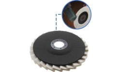 Felt disc for polishing metal 125mm