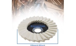 Felt disc for polishing metal 125mm