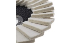Felt disc for polishing metal 125mm
