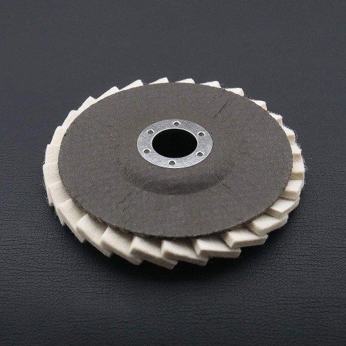 Felt disc for polishing metal 125mm