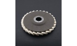 Felt disc for polishing metal 125mm