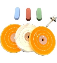 Polishing set with paste for hard metals (7pcs)
