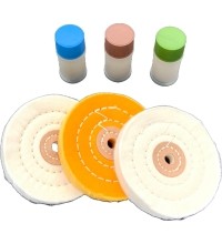 Polishing set with paste for hard metals (6pcs)