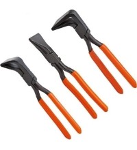 Angled tin pliers set (3pcs) 180°, 90°, 45° 60x275mm
