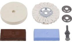 Polishing set with paste for all purpose (5pcs)