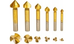 Frezų kūginių medžiui rinkinys (6.3-20.5mm)(6vnt)