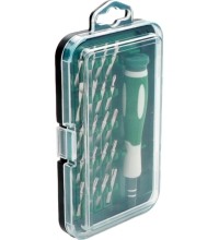 Keičiamų antgalių rinkinys su laikikliu 22vnt.