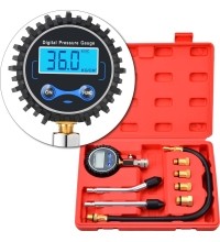 Petrol engine compression tester with digital gauge 8pcs