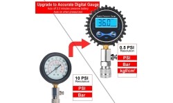 Petrol engine compression tester with digital gauge 8pcs
