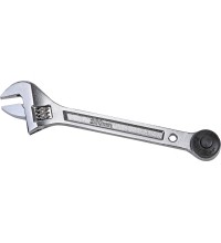 Adjustable wrench pass-thru socket 3/8'' 200mm
